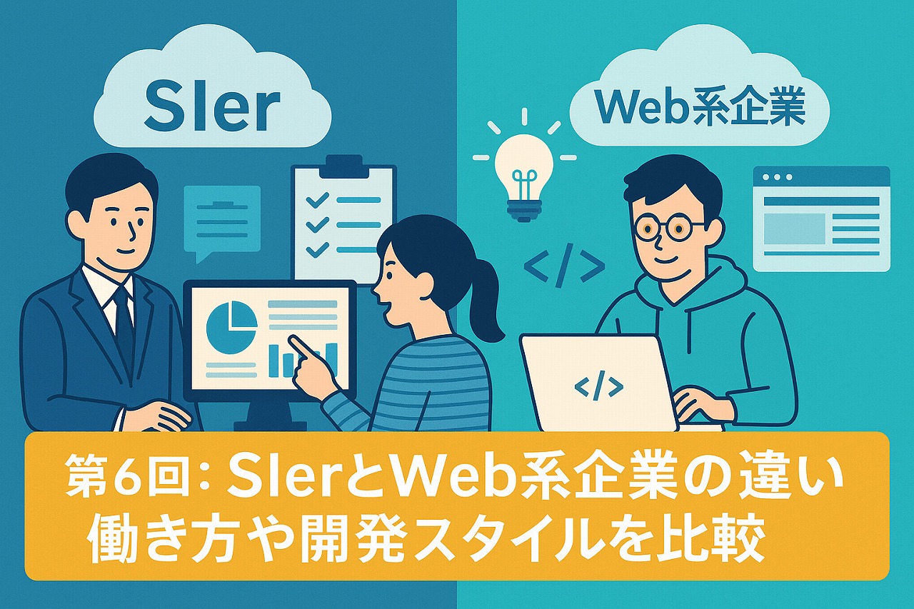 【IT基礎編】第6回:SIerとWeb系企業の違い – 働き方や開発スタイルを比較